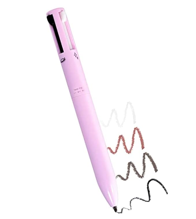 4-in-1 Makeup Pen | Waterproof Eyebrow Eyeliner Lip Liner Highlighter | Long Lasting Vegan | UAE KSA
