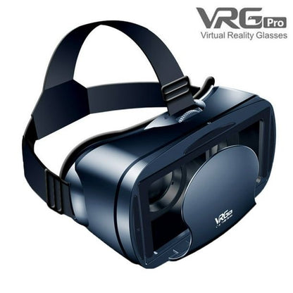 VRG Pro 3D VR Headset – Full-Screen Wide-Angle Virtual Reality Glasses for 5–7”