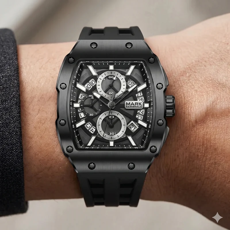 Mark Fairwhale Luxury Chronograph | ساعة مارك فيرويل الفاخرة