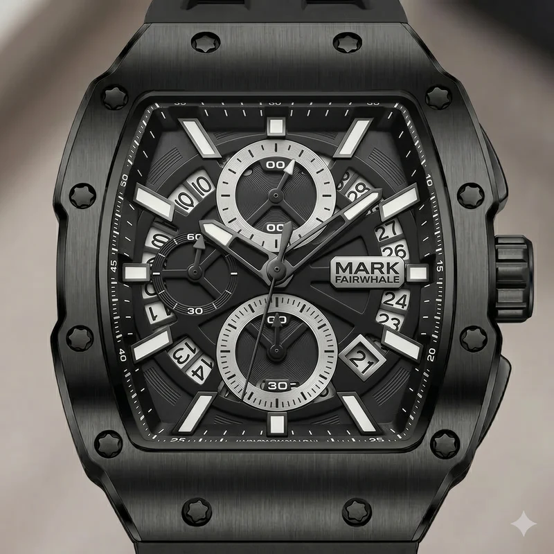 Mark Fairwhale Luxury Chronograph | ساعة مارك فيرويل الفاخرة