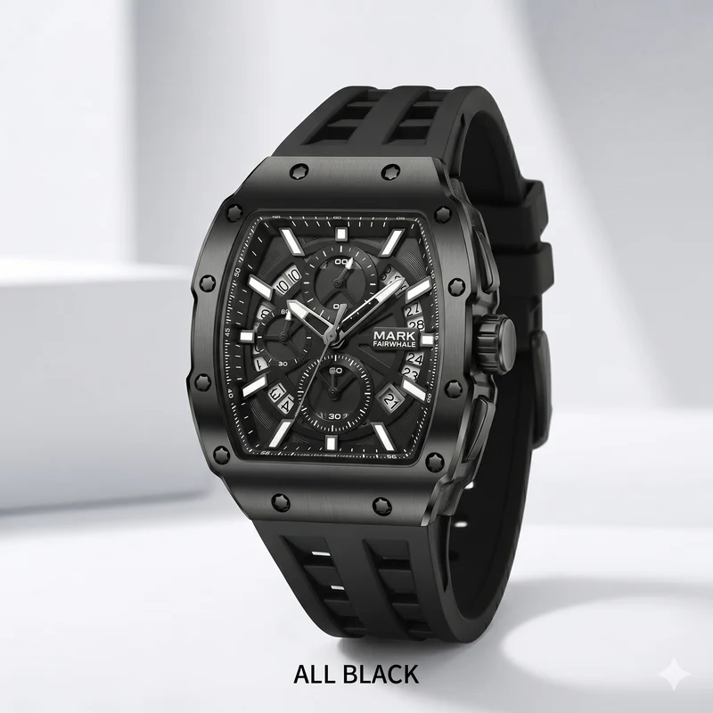 Mark Fairwhale Luxury Chronograph | ساعة مارك فيرويل الفاخرة
